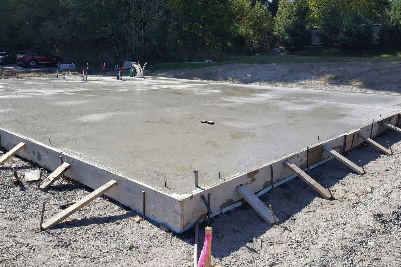 Slab foundation building in Kenner, LA